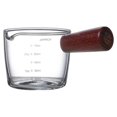 thumbnail image 1 of Guardoinrt 40/70ml Milk Measure Cup Dish Clear Scale Glass Vinegar Snack Plate Heat-Resistant Tableware Single Mouth Jug Kitchen, 1 of 6