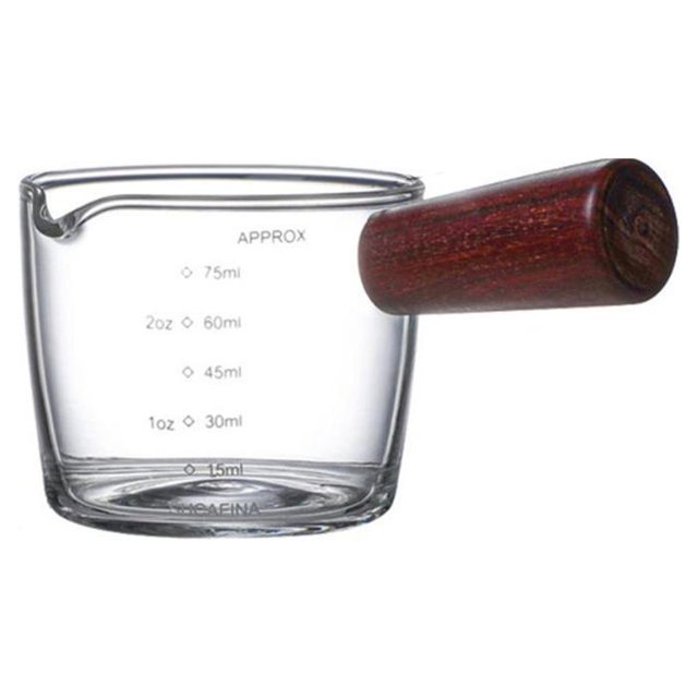 Guardoinrt 40/70ml Milk Measure Cup Dish Clear Scale Glass Vinegar Snack Plate Heat-Resistant Tableware Single Mouth Jug Kitchen