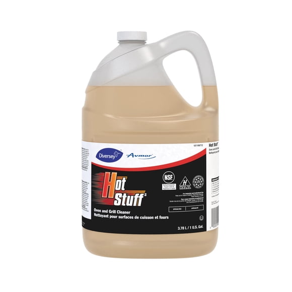 Diversey 101106712 Avmor Hot Stuff Oven & Grill Cleaner, Heavy Duty Degreaser Removes Fats, Oils & Kitchen Greases, Unscented, Ready-to-Use