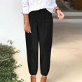 thumbnail image 1 of XZNGL Pantalon en Velours Côtelé Uni pour Femmes avec Poches, 1 of 1