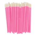 thumbnail image 1 of Unique Bargains 50 Pcs Disposable Solid Rod Lip Brush for Vacation Rose Red Plastic Flocking, 1 of 5