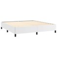 thumbnail image 3 of vidaXL Bed Frame White 152x203 cm Queen Faux Leather, 3 of 7