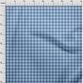 thumbnail image 4 of oneOone Rayon Turquoise Blue Fabric Check Fabric For Sewing Printed Craft Fabric By The Yard 56 Inch Wide, 4 of 4