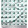 thumbnail image 1 of Soimoi Poly Georgette Fabric Check Tie-Dye Print Fabric by the Yard 52 Inch Wide, 1 of 3