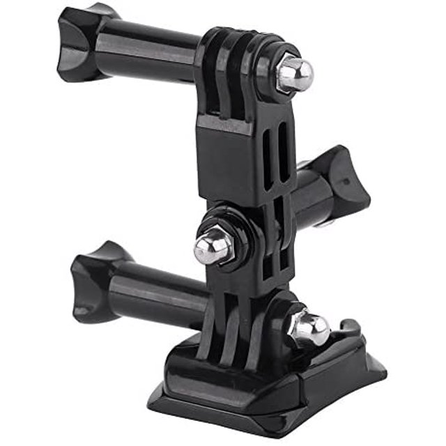 Ensemble de 7 Pcs Support de Casque Ajustable Compatible avec GoPro Hero Hero 3/2/1 Yi, Support Pivotant avant et Latéral pour Casque