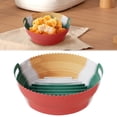 thumbnail image 1 of Air Fryer Silicone Liners Pot TASTAN Reusable Silicone Air Fryer Basket with Handle - Heat-Resistant Round Baking Pan & Liner, Foldable Non-Stick Accessory for Air Fryer and Oven, Baking Tray Pots, 1 of 7