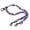 Purple, variant on Hearth & Gear Pet Supplies Reflective Double Ended Leash For Dogs One Drag And Two Leashes Retractable Reflective Dog Leash Small Dog Leashes 4 Ft Stunt Puppy Training Leashes for Medium Dogs Bike Tow