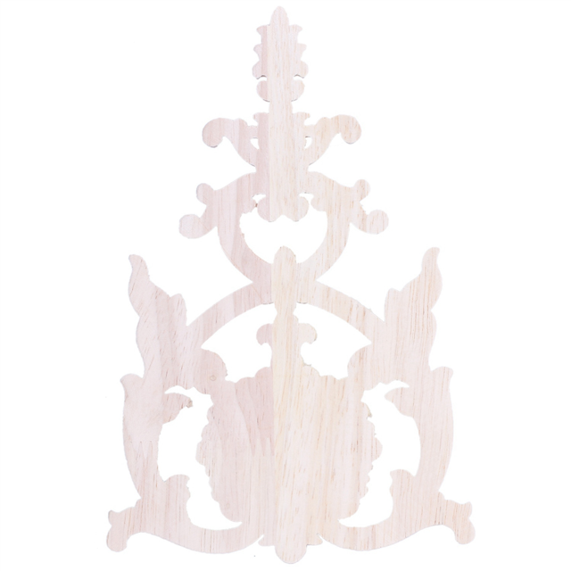 5X Rubber Wood Carved Applique Vintage Furniture
