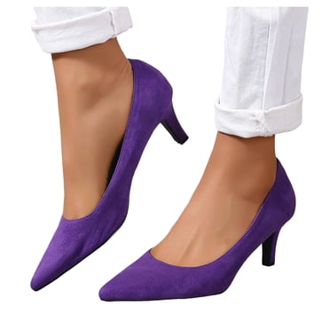 Stiletto High Heels Dress Shoes for Women Ladies Bride Wedding Formal Pointed Toe Office Work Slip on Pumps