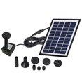 thumbnail image 1 of 1 Set 4W Solar Floating Fountain Miniature Garden Pond Fountain Outdoor Landscape Fish Pond Fountain Water Pool Aerobic Fountain for Pool Pond Garden (Black), 1 of 8