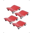 thumbnail image 4 of Kojooin Chariot de Voiture, Ensemble de 4, Capacité de 6000 Lb, Chariot à Roues pour Déplacer des Voitures, Chariot de Véhicule avec Roue Rotative à 360°, Rouge, 4 of 6