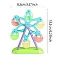 thumbnail image 2 of Fournitures pour Animaux Jouet d'Alimentation Coloré à Grande Roue pour Perroquets Contenant Alimentaire Fournitures d'Entraînement Jouet Interactif avec Gobelets, 2 of 8