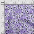 thumbnail image 2 of oneOone Georgette Viscose Medium Purple Fabric Florals Sewing Craft Projects Fabric Prints By Yard 42 Inch Wide, 2 of 4