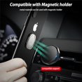 thumbnail image 3 of 360 Degree Rotation Cell Phone Ring Phone Grip Stand Holder Tablets Metal Magnetic Car Mount, 3 of 6