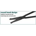 thumbnail image 2 of Safety Scissors,Premium Manicure Rounded Tip Scissors Multi-purpose,Men's Series Hair Removal Tools,Stainless Steel High Precision Blade,Beauty Grooming for Eyebrow,Eyelash,Dry Skin,Nose Hair 3.5 inch, 2 of 6