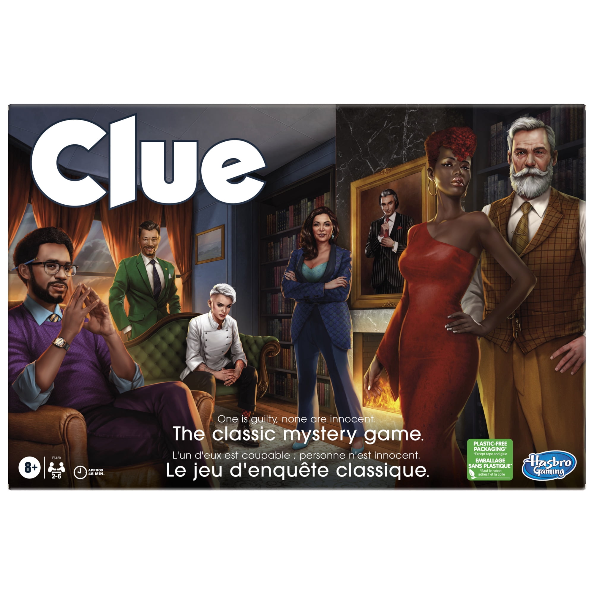 Clue Board Game for Kids Ages 8 and Up, Reimagined Clue Game for 2-6 Players, Mystery Games, Detective Games, Family Games for Kids and Adults