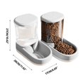 thumbnail image 2 of RRJ Automatic Pet Feeder And Water Dispenser Set For Dogs Cats, Programmable Timed Food Dispenser, Large Capacity Waterer For Small Medium Large Pets, Pet Supplies For Home Travel, 2 of 3