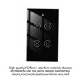 thumbnail image 4 of ruzhgo Smart Switch Convenient Intelligent Dimming Switch Easy to Use Zigbee3.0 Mobile Phone Control with Voice Control for Bedroom Office Living Room, 4 of 9