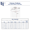 thumbnail image 4 of Unizone Uniforms Girls Long Sleeve Polo Shirt (X - Large, White), 4 of 4