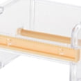 thumbnail image 3 of Washi Washi Tape Dispenser Cutter Transparent 2 Serrated Bars ABS Plastic Stackable Tape Holder Dispenser for Storage, 3 of 5