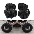 thumbnail image 4 of Waterproof Resistant Universal Size Infant Stroller Wheel Cover Stroller Wheel Dustproof Cover Practicalwaterproof For Baby Black, 4 of 8