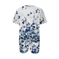 thumbnail image 4 of Ensembles d'Entraînement Femmes Mode Blouse à Col Rond T-Shirts à Manches Courtes Shorts Ensembles de Tenue Décontractée Femmes Ensembles Deux Pièces en Liquidation, 4 of 5