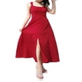 thumbnail image 1 of Robe Assortie Mère Fille Famille Femmes Filles Robe de Couleur Unie, 1 of 7