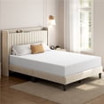 thumbnail image 1 of Yaheetech Matelas en Mousse Mémoire Infusée de Gel de 10 Pouces Format Grand Lit avec Parfum de Thé Vert, Blanc, 1 of 7