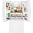 thumbnail image 3 of GE 18.6 Cu. Ft. Counter-Depth French-Door Refrigerator White - GWE19JGLWW, 3 of 9