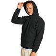 thumbnail image 3 of Hanes Chandail à Capuchon en Molleton EcoSmart pour Hommes, G, Noir, 3 of 4