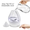 thumbnail image 2 of Crane Humidificateur Goutte, 1 Gallon, Clair & Blanc, 2 of 4