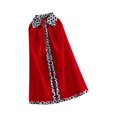 thumbnail image 3 of King Cape King Robe Cloak Costume Accessory for Accessory Gift Masquerade Carnival Dress up 90cm for Kids, 3 of 9