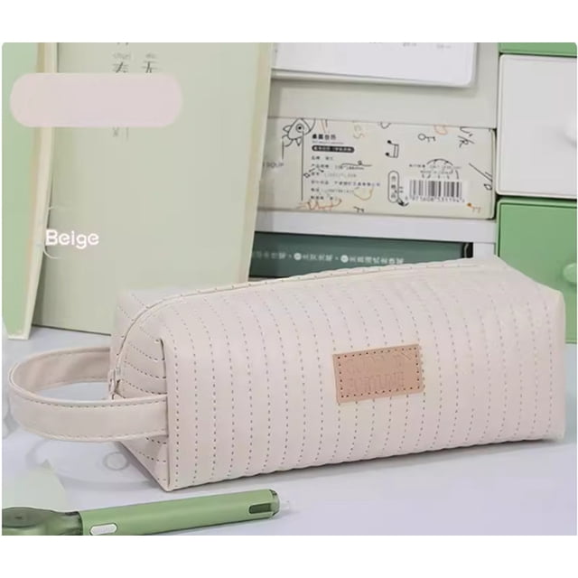 Boovnll Pencil Pouch, Portable Large Capacity Multifunction Cosmetics Bag, Coin Pouch, Pencil Bag with Zipper for Home, Office Supplies Storage, Pencil Case