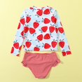 thumbnail image 3 of CNKOO Ensembles de Maillot Dermoprotecteur Assortis 2 Pcs pour Tout-Petits et Bébés Filles pour 1-6T, 3 of 10