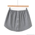 thumbnail image 2 of Jupon Demi-Long Superposé à Étages Transparent à Rayures Imprimées pour Femme, Grande Taille, 2 of 8