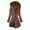 Brown3, variant on Babysbule Winter Jackets for Women Clearance Fashion Women Hooded Outwear Ladies Warm Coat Long Padded Slim Jacket