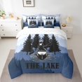 thumbnail image 2 of YST Smoky Mountain Comforter Set, 7-Piece, King Size, Bed-in-a-Bag, Polyester, 2 of 5