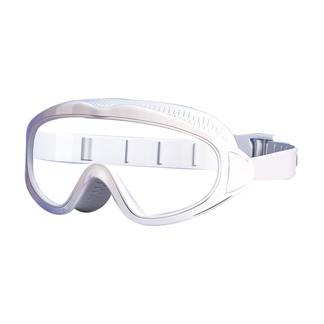 D-98 G Boy Girl Waterproof Swimming Goggles For Children Large Frame High Definition Set With Cap Clear Vision #AOKKe