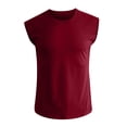 thumbnail image 1 of Ramiter Tank Tops Men Men's Active Athletic Tech Tank Top - Regular and Big & Tall Sizes Wine,S, 1 of 4