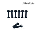 thumbnail image 3 of ZheElen Ensemble de Clous de Pont pour Planche à Roulettes Pièces de Rechange Outils de Longboard Quincaillerie Vis d'Embarquement Professionnelles Fournitures Noir 29mm 1Ensemble, 3 of 6