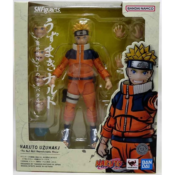 TAMASHII NATIONS - Naruto - Naruto Uzumaki -The No.1 Most Unpredictable Ninja-, Bandai Spirits S.H.Figuarts Action Figure