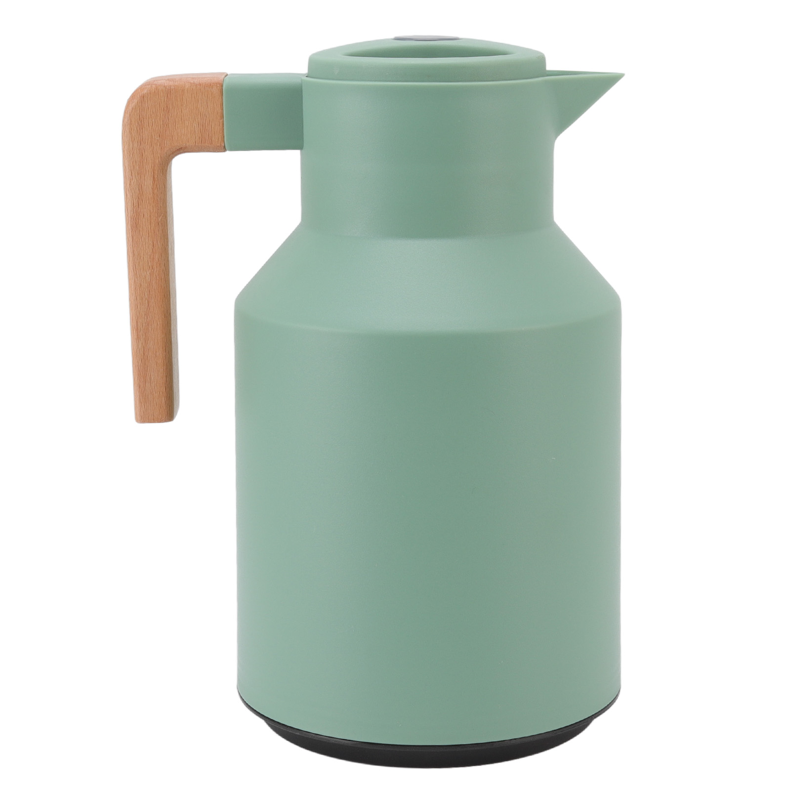 1L Large Capacity Coffee with Wide Beech Wood Handle, 12h Thermal Insulation, Detachable Design for Easy Cleaning