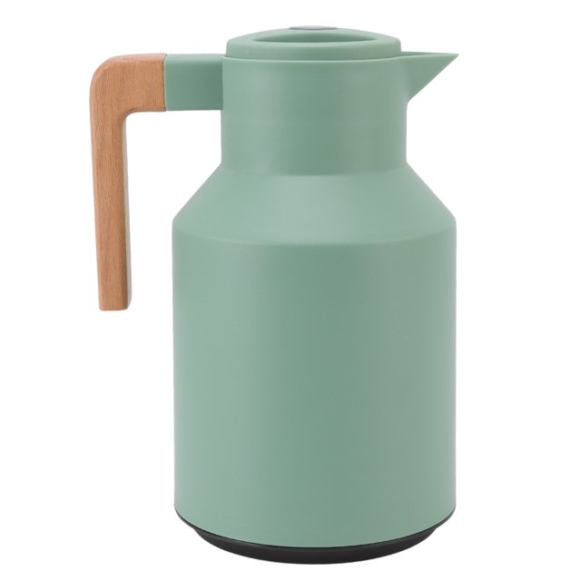 1L Large Capacity Coffee with Wide Beech Wood Handle, 12h Thermal Insulation, Detachable Design for Easy Cleaning