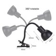 thumbnail image 5 of Tortue Lampe de Chaleur pour Aquarium Reptile Tache de Farniente avec Support avec 360 ° Rotation Clip & Alimentation pour Reptiles, Lézards, à, 5 of 5