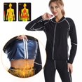 thumbnail image 3 of Essen Sauna Jacket Heat-trapping Wear-resistant Comfortable Sweat Pants Weight Loss Jacket for Workout, 3 of 7