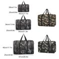 thumbnail image 2 of Decodeary Stackable Storage Bag Reusable And Easy To Waterproof Travel Storage Bag Luggage Brown camouflage medium, 2 of 6