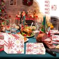 thumbnail image 1 of Amzcrzy Paper Disposable Tableware Set Red Snowflake Christmas Theme Party Tableware Disposable 7-Inchs 9-Inchs Paper Plates Paper Cups Tissue Set Of Party-Themed Paper Plates Set, 1 of 6