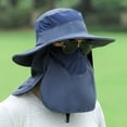 thumbnail image 3 of Maytalsory Waterproof Face Covering Sun Hat For Outdoor Activities Adjustable Hood Purple, 3 of 6