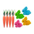 thumbnail image 1 of TIMIFIS Storage Rack, 2.95 Inch Easter Carrot Hanging Ornaments Artificial Easter Foam Glitter Carrots 10Pcs Easter Decorations for Home, 1 of 4