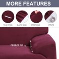 thumbnail image 4 of Unique Bargains Household Polyester Elastic 1 2 3 Seat Sofa Chair Cover Slipcover, 4 of 10